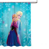 Jay Franco Disney Frozen Elsa and Anna Fabric Shower Curtain