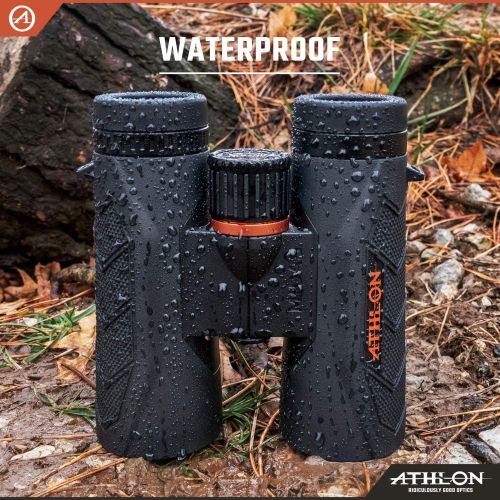  Athlon Optics Midas G2 10x42 UHD Binocular for Adults and Kids, Waterproof, high Power Durable Binoculars for Bird Watching, Hunting, Concert, Sports