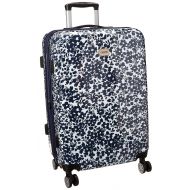 Chaps 24 Expandable Spinner Luggage Suitcase, Dark Navy Floral