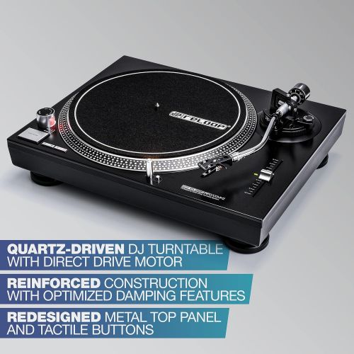  [아마존베스트]Reloop RP-2000 MK2 Direct Drive DJ Turntable