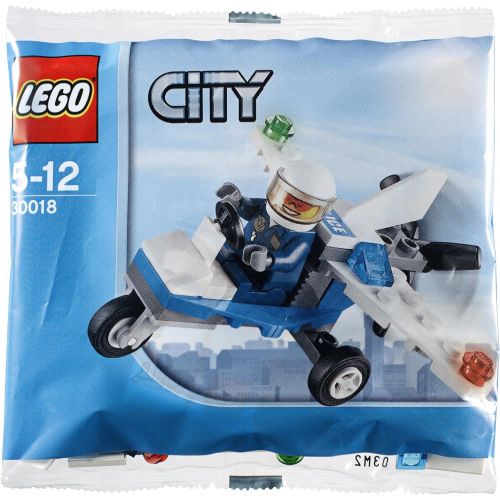  LEGO City Mini Figure Police Plane 30018 (Bagged)