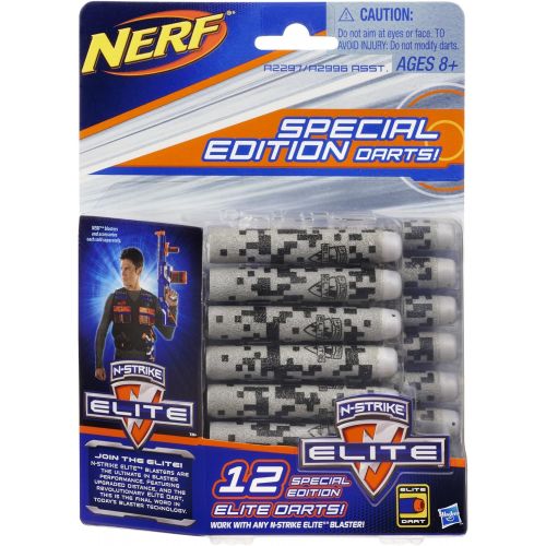 너프 Nerf N-Strike Elite 12 Special Edition Elite Darts Pack, Grey