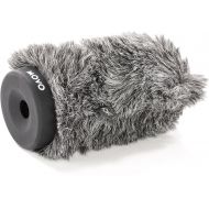 Movo WS-G120 Furry Rigid Windscreen for Microphones 18-23mm in Diameter and up to 5.5 (14cm) Long - Dark Gray
