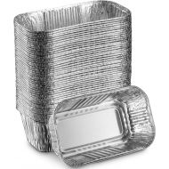 [아마존베스트]MontoPack Aluminum Mini Disposable Loaf Pans | Deep Half Size 6 x 3.5” Extra Thick Foil Bread Containers for Baking, Food Storage & Takeout | Eco-Friendly & Recyclable | Bulk 50-Pa