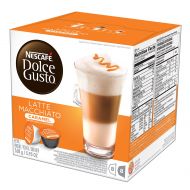 NESCAFEE Dolce Gusto Coffee Capsules Caramel Latte Macchiato 48 Single Serve Pods, (Makes 24 Specialty Cups) 48 Count