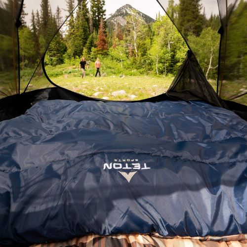  [아마존베스트]TETON Sports Mammoth Queen-Size Double Sleeping Bag; Warm and Comfortable for Family Camping