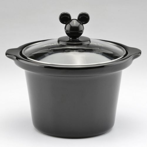 디즈니 Disney DCM-200CN Mickey Mouse Slow Cooker, 2-Quart, Red/Black