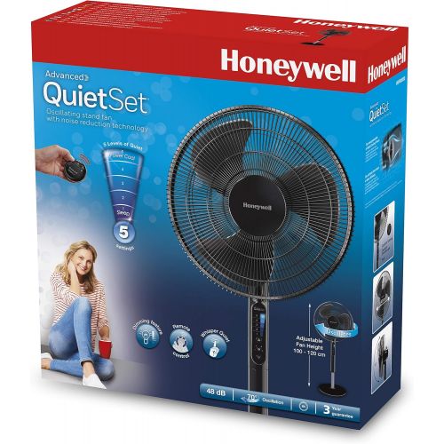  [아마존베스트]Honeywell Modern QuietSet (Quiet), Rotating Floor Fan with Noise Reduction Technology - HSF600BE