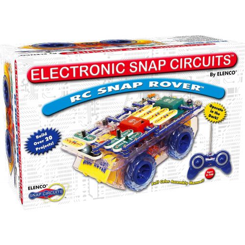  Snap Circuits R/C Snap Rover Electronics Exploration Kit | 23 Fun STEM Projects | 4-Color Project Manual | 30+ Snap Modules | Unlimited Fun