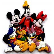 Mickey & Pals ~ Fridge Magnet ~ Refrigerator Magnet ~ Minnie Dolad Goofy Pluto Daisy Disney