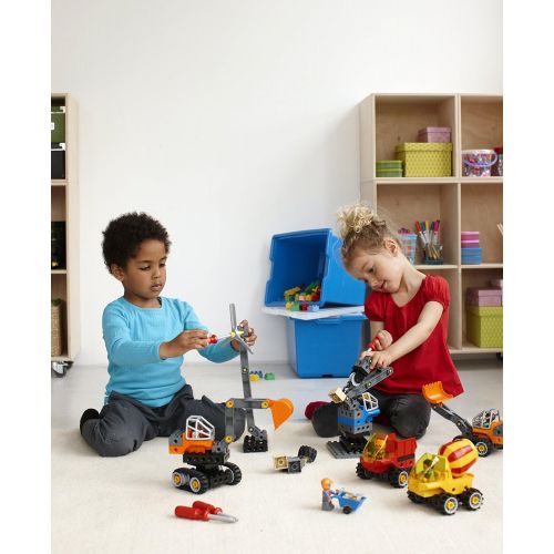  LEGO Education Lego Tech Machines DUPLO Set 45002, Fun Stem Engineering Toy & Steam Learning for Girls & Boys Ages 3 & Up (95Piece)