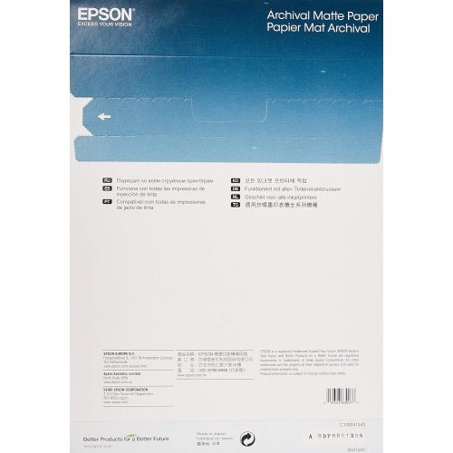 엡손 Epson Archival Matte Paper, DIN A4, 192g/m