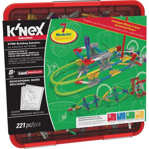 케이넥스 KNEX Education - Intro to Simple Machines: Gears Set  198 Pieces  Grades 3-5  Engineering Education Toy