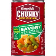 Campbells Chunky Healthy Request Savory Vegetables Soup, 18.8 oz. Can (Pack of 12)