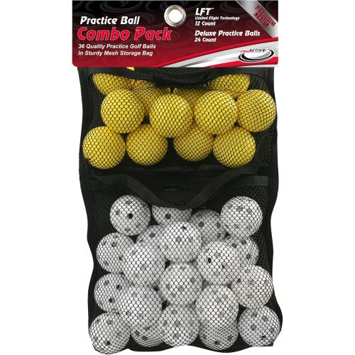  ProActive Sports Practice Ball Combo Pack Golf Ball Size Multi Sport