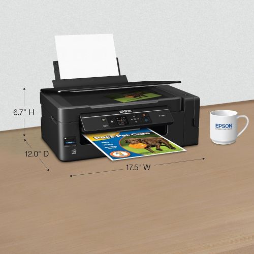 엡손 Epson Expression ET-2650 EcoTank Wireless Color All-in-One Small Business Supertank Printer with Scanner and Copier