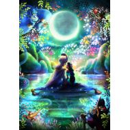 Tenyo Tight Series [Pure White] Mind Each Other Returnable 500-piece Jigsaw Puzzle Aladdin (25x36cm)