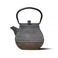 Old Dutch International Cast Iron Meiyo Teapot, 44 oz, Silver/Black
