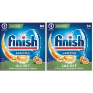 Finish All In 1 Gelpacs, Dishwasher KvpNzq Detergent Tablets(Packaging may vary), 84 Count (2 Pack)