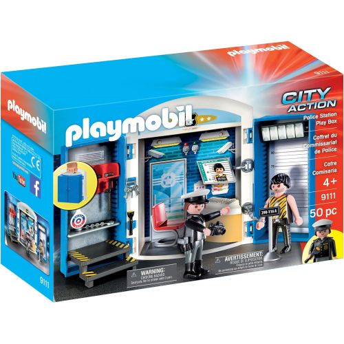 플레이모빌 PLAYMOBIL Police Station Play Box