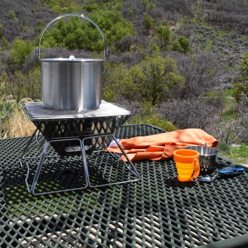  [아마존베스트]AceCamp Aluminum Cooking Pot, Camping Tribal Pot, Outdoor Picnic Cookware with Folding Handle, Durable Cook Kit for Dinner, Backpacking, Hiking - 4/8/12 L (3 Pot Set (4/8/12 L))