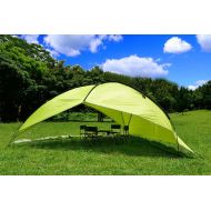 DUHUD Event Shelter, Beach Canopy, UV Guard Sun Shelter Outdoor Camping Shade Canopy 5-8 Person Party Tents with Side Panels for BBQ Festival Party Fishing Picnic Hiking Holiday Ships Fr