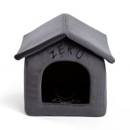 Disney Nightmare Before Christmas Zero Portable Pet House Dog Bed / Cat Bed with Detachable Top, Embroidery, Machine Washable, Dirt/Water Resistant Bottom (Available in two sizes)