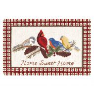 C&F Home Sweet Home Hooked Rug, 2 x 3 , Red