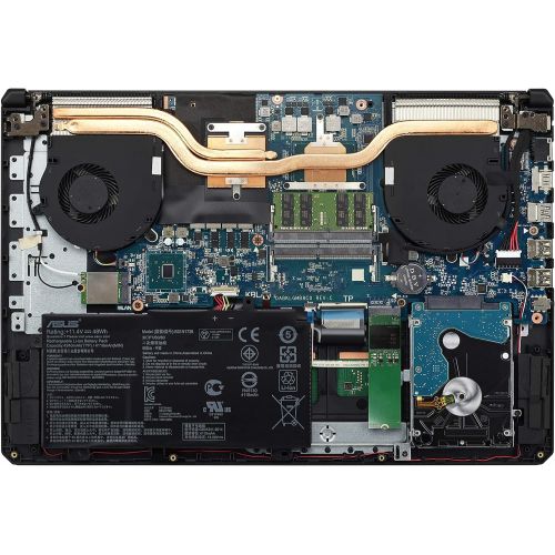 아수스 Asus ASUS TUF Thin & Light Gaming Laptop PC (FX504) 15.6” Full HD, 8th-Gen Intel Core i5-8300H (up to 3.9GHz), GeForce GTX 1050 2GB, 8GB DDR4 2666 MHz, 1TB FireCuda SSHD, Windows 10 64-