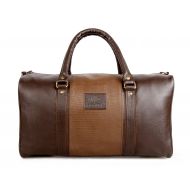 The Clownfish Ambiance Travel Duffel Bag | 20 Ltrs Synthetic Duffle Bag | Weekender Bag-Brown