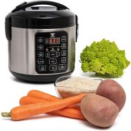 [아마존베스트]Electric Multicooker Digital Rice Cooker 4-8 Cup/Brown And White Rice/Food Steamer/Slow Cooker By Moss & Stone.