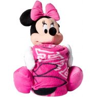 The Northwest Company Officially Licensed NFL Co Disneys Minnie Character Pillow and Fleece Throw Blanket Set