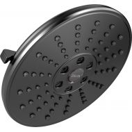 DELTA FAUCET Delta Faucet 3-Spray Touch-Clean H2Okinetic Shower Head, Matte Black 52688-BL