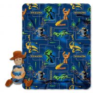 Disney, Toy Story, Action Woody 40-Inch-by-50-Inch Fleece Blanket with Character Pillow by The Northwest Company
