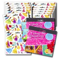 Disney DISNEY PRINCESS Stickers Party Favors - Bundle of 12 Sheets 240+ Stickers plus 2 Specialty Stickers!