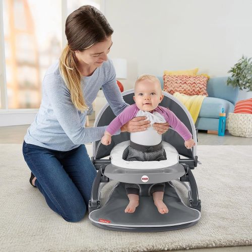  Fisher-Price On-The-Go Sit-Me-Up Floor Seat, Multi