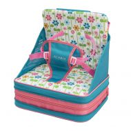 JJ Cole Summer Garden Feeding Seat, Pink/Green/Blue/Yellow/White/Orange