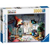 Ravensburger Disney Pixar - The Artists Desk Puzzle 1000 Piece Jigsaw Puzzle for Adults  Every piece is unique, Softclick technology Means Pieces Fit Together Perfectly