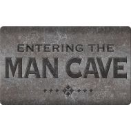 Toland Home Garden 800446 Man Cave Gray Doormat, 18 x 30 Multicolor