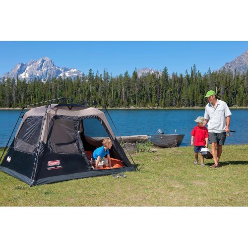 콜맨 Coleman Cabin Tent with Instant Setup | Cabin Tent for Camping Sets Up in 60 Seconds