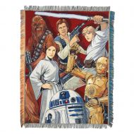 Disneys Star Wars, Rebel Forces Woven Tapestry Throw Blanket, 48 x 60, Multi Color