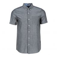 Volcom Mens Everett Oxford Modern Fit Woven Short Sleeve Shirt.