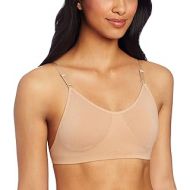 Capezio Womens Seamless Clear Back Bra With Transition Straps