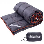 OneTigris ZEFABAK? Down Blanket for Camping Indoor Outdoor Puffy 603 Fill Power Duck Down Cloudlet Blanket or Sleeping Bag Replacement, Black