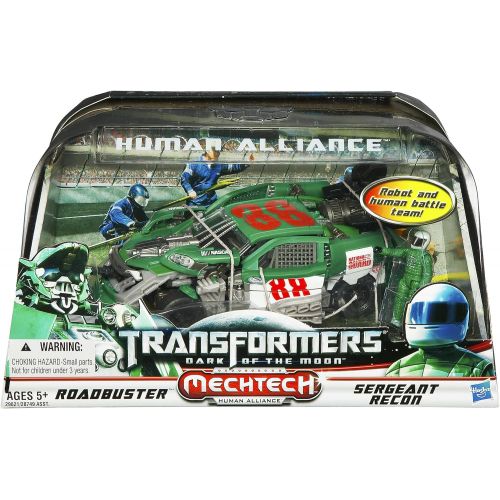 트랜스포머 Transformers: Dark of the Moon - MechTech Human Alliance - Roadbuster with Sergeant Recon