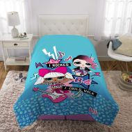 L.O.L. Surprise! Kids Bedding Super Soft Microfiber Reversible Comforter, Twin/Full 72” x 86”, Blue/Pink