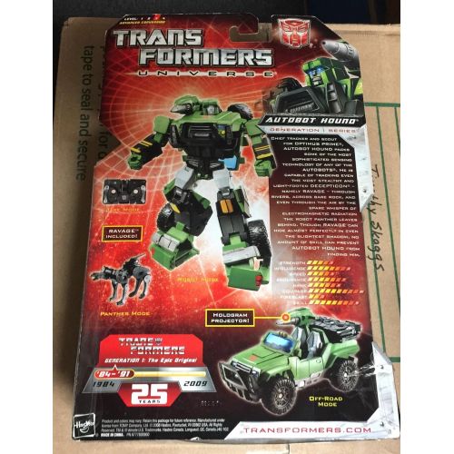 트랜스포머 Transformers Universe Deluxe Figure Hound with Ravage