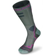 Rollerblade High Performance Womens Socks, Inline Skating, Multi Sport, Dark Grey and Pink