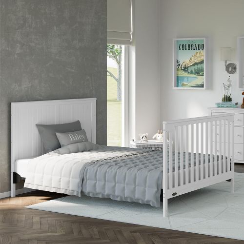 그라코 Graco Full Size Crib Conversion Kit - Metal Bed Frame, Black