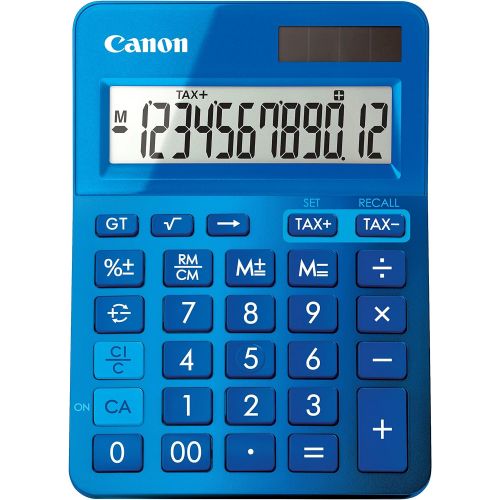 캐논 [아마존베스트]Canon LS-123K Desktop Basic Calculator, Metallic Blue